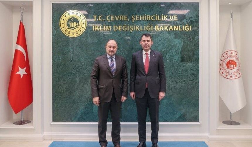 Başkan Gülpınar, Bakan Kurum ile Ankara’da Bir Araya Geldi