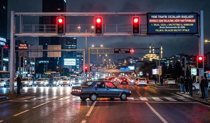 Kırmızı Işık İhlaline Kademeli Ceza Sistemi