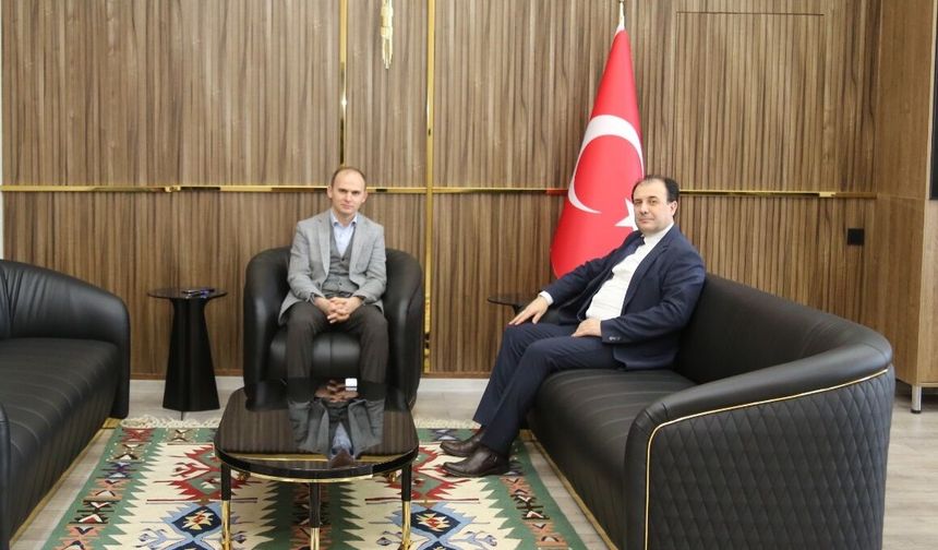 KAGES Başkanı Gülpınar'dan Kaymakam Sak'a Ziyaret