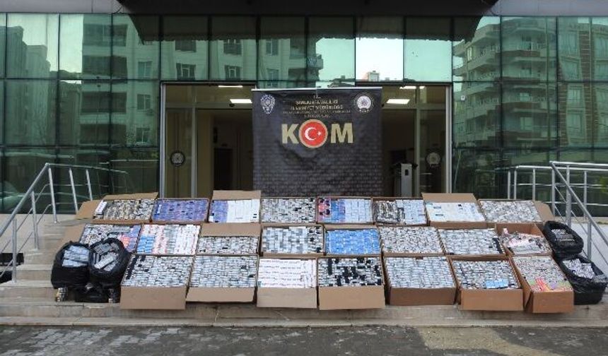 Şanlıurfa'da kaçak sigara operasyonu: 1 tutuklama