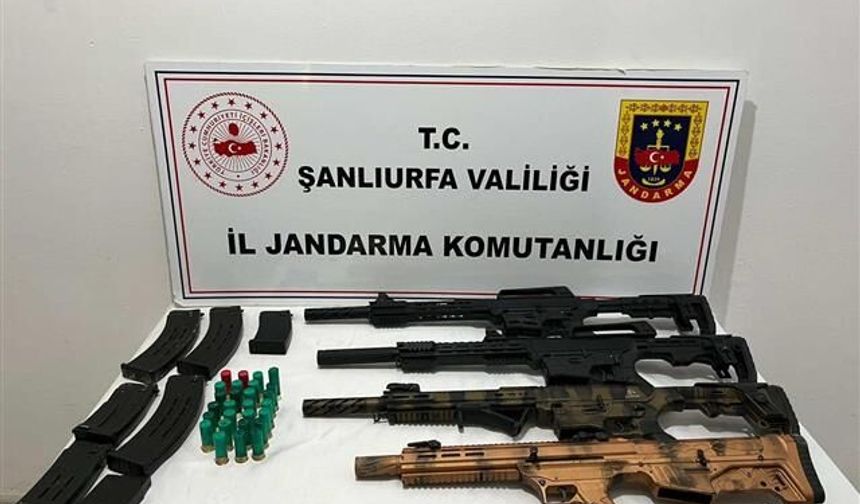 Şanlıurfa’da Jandarmadan Ruhsatsız Silah Operasyonu