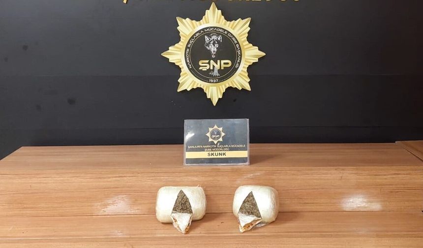 Şanlıurfa’da 2 Kilo 400 Gram Skunk Ele Geçirildi