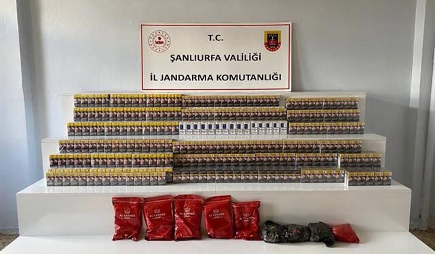 Viranşehir’de Kaçak Tütün ve Alkol Operasyonu