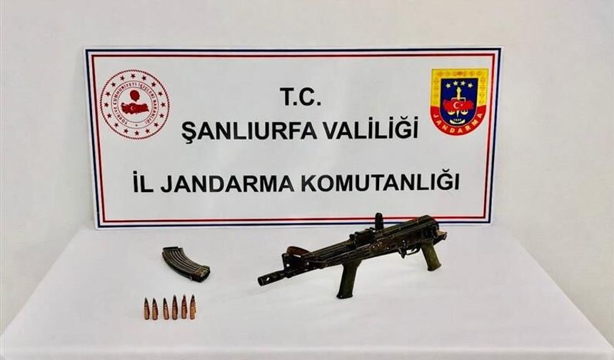 Akçakale'de Silah Operasyonu: Kalaşnikof ele geçirildi