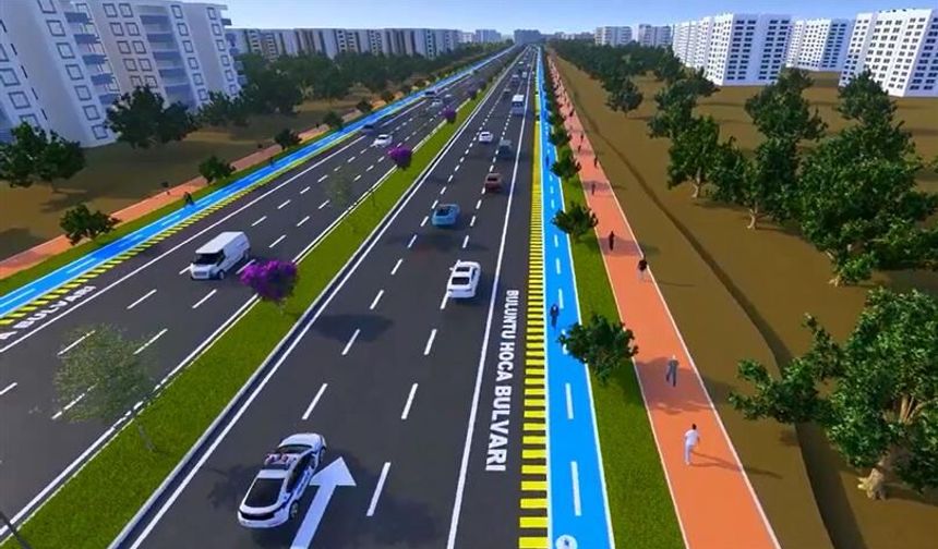 Şanlıurfa'da Bisiklet Yolu Hamlesi Sürüyor