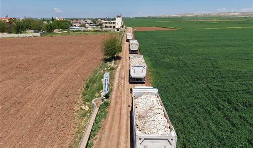 Büyükşehir’den Harran’da 7,2 Kilometrelik Yol Atağı