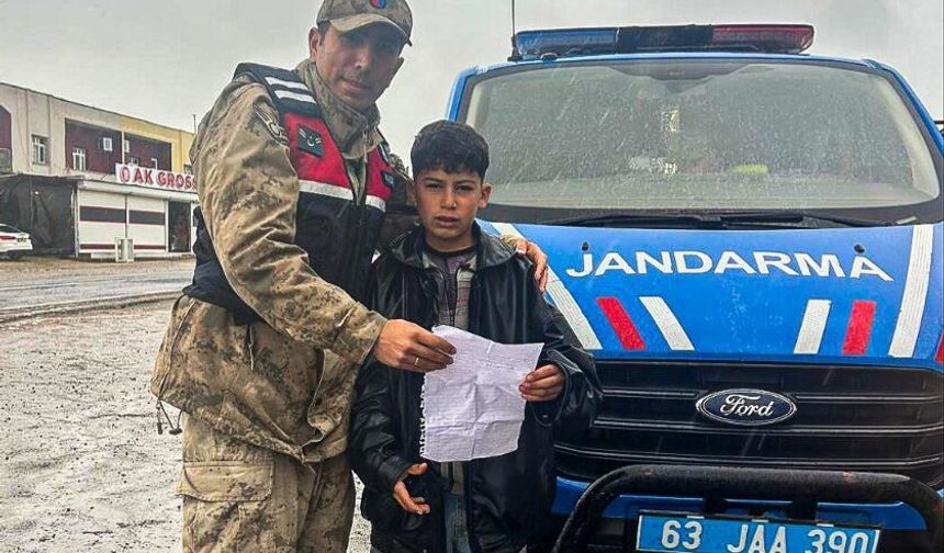 Ceylanpınar'da Jandarmaya Anlamlı Teşekkür