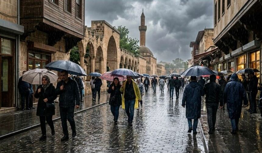 Şanlıurfa için kuvvetli yağış uyarısı