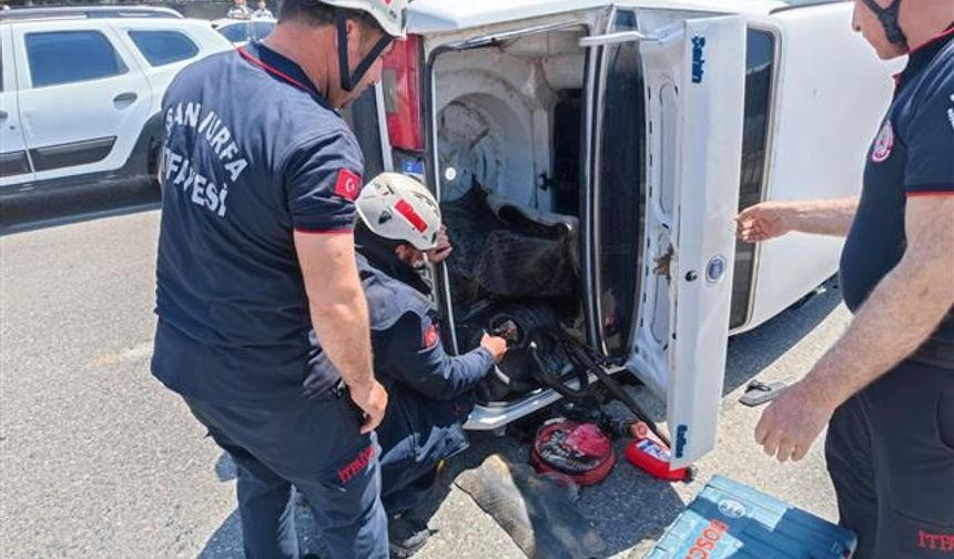 Şanlıurfa'da trafik kazası: 1 yaralı