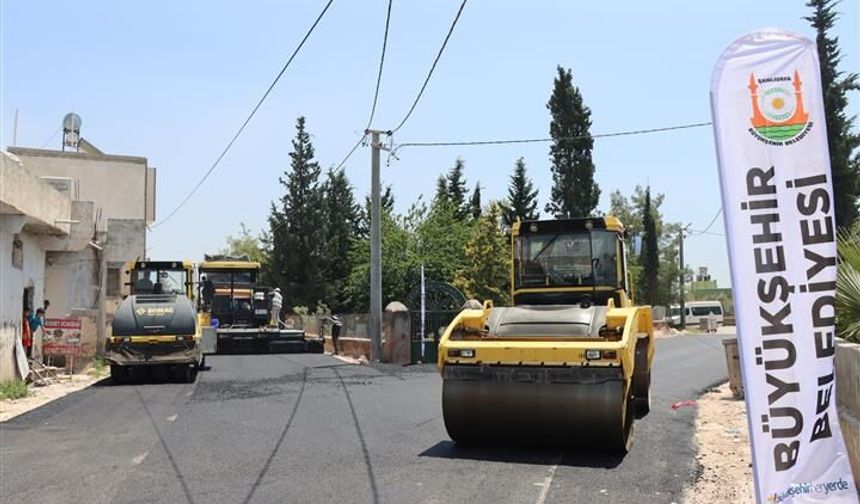 Büyükşehir’den Kısas-Yardımcı Yolunda Asfalt Hamlesi
