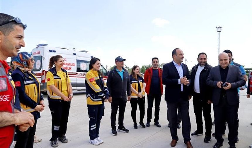 Şanlıurfa’da Kadın 112 Personeline Ambulans Sürüş Güvenliği Eğitimi