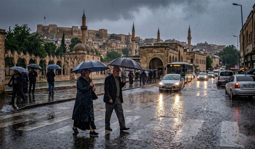 Yağışlı hava dalgası yurtta etkili: Şanlıurfa’da sağanak var
