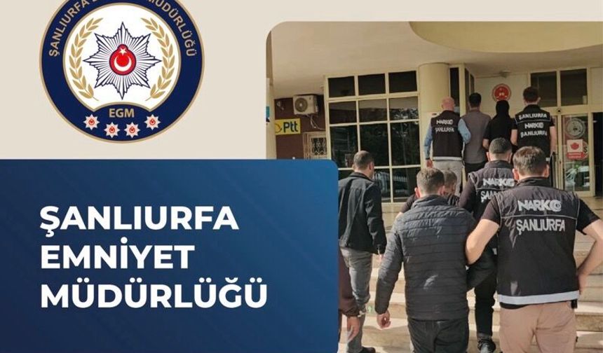 Eyyübiye’de Uyuşturucu Operasyonu: 3 Gözaltı