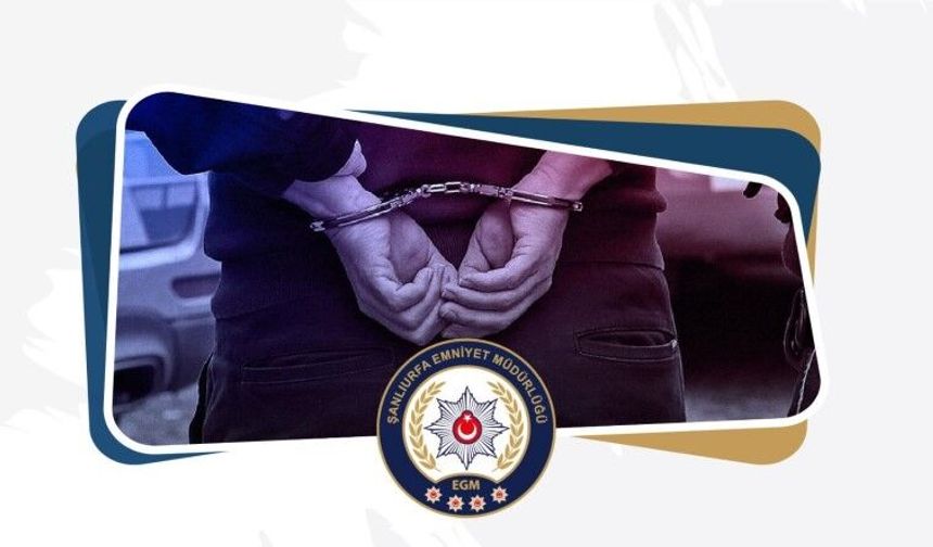 Şanlıurfa'da 20 yıl kesinleşmiş hapis cezası bulunan firari yakalandı