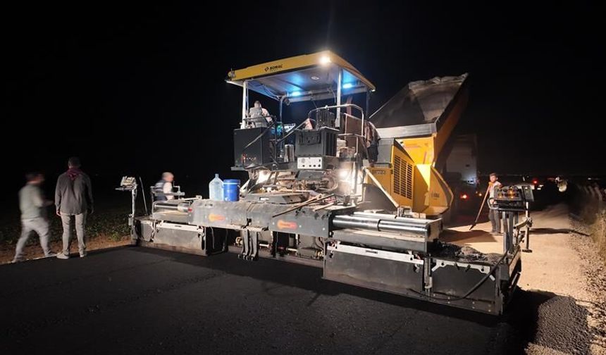 Büyükşehir Belediyesi Eyyübiye’de Asfalt Seferberliği Başlattı