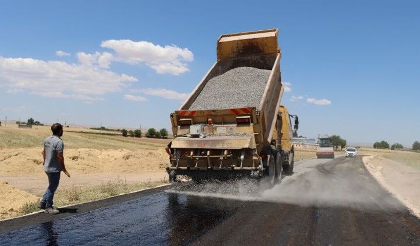 Eyyübiye kırsalında yol standartları Büyükşehir ile yükseliyor