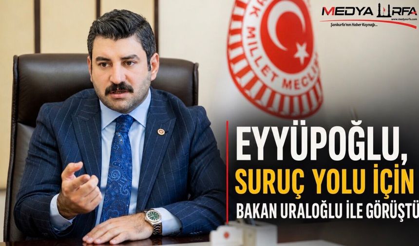 Eyyüpoğlu, Şanlıurfa’nın Sorunlarını Ankara’ya Taşıyor