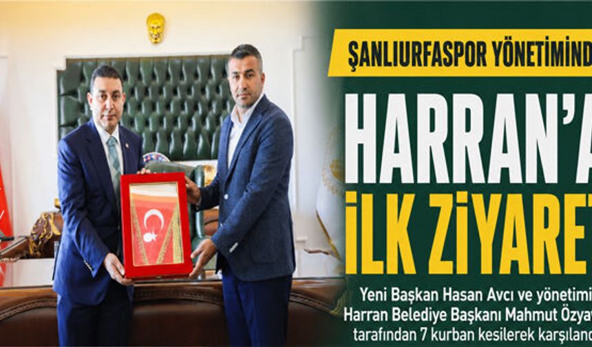 Şanlıurfaspor Yönetimine Harran'da Özel Karşılama