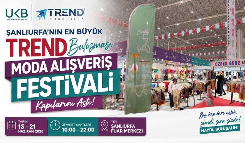 Şanlıurfa’da Moda Alışveriş Festivali Kapılarını Açtı