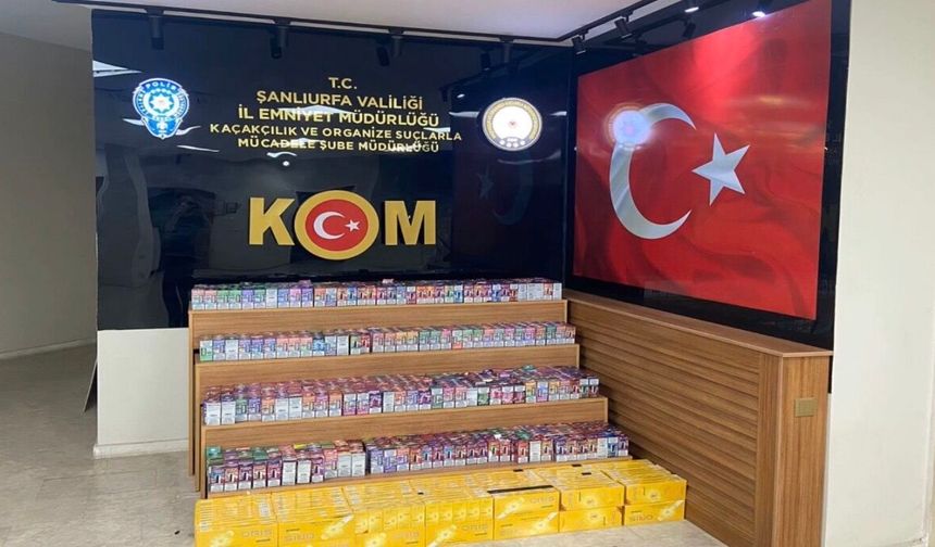 Şanlıurfa’da 1,5 Milyon TL’lik Kaçak Ürün Ele Geçirildi