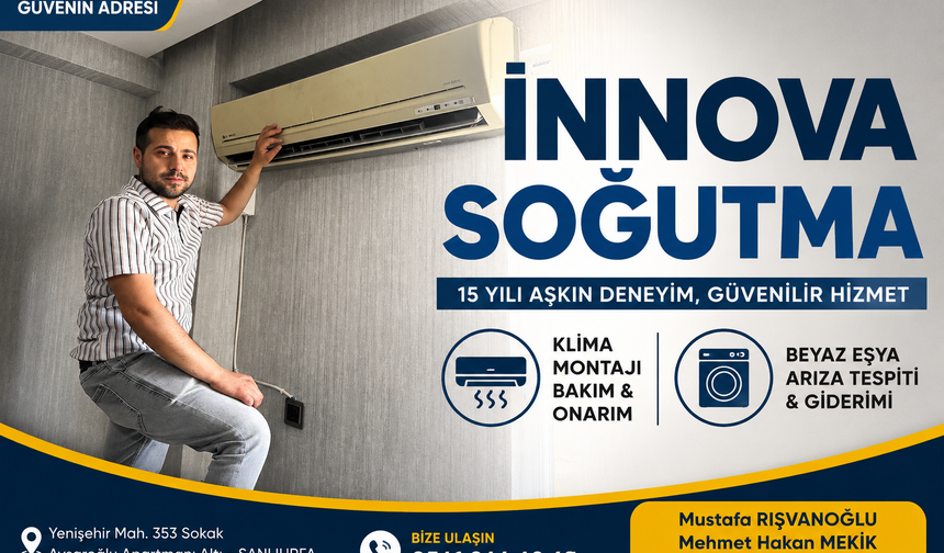 Klima ve Beyaz Eşya Servisinde Güvenin Adresi: İnnova Soğutma