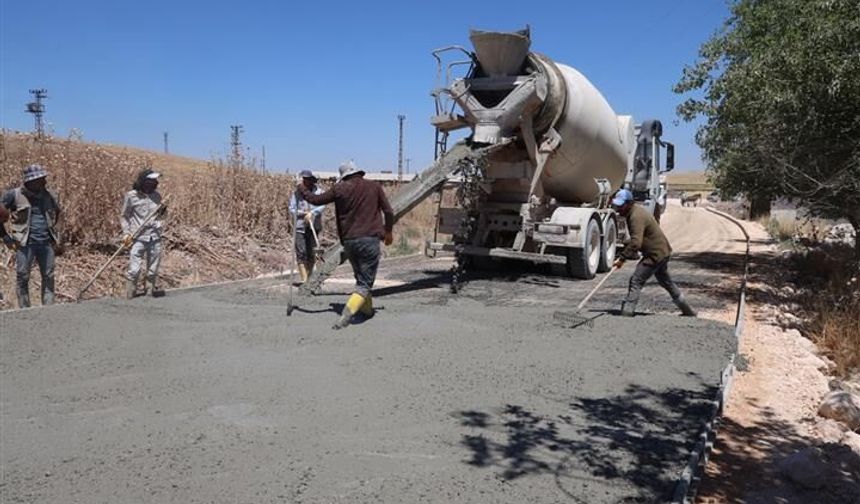 Büyükşehir'den Beton Yol Hamlesi: 11,5 Kilometre Tamamlandı