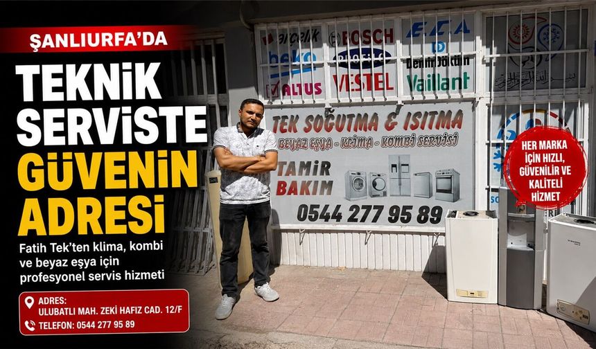 Klima ve Beyaz Eşyaya Uzman Dokunuş; Tek Soğutma