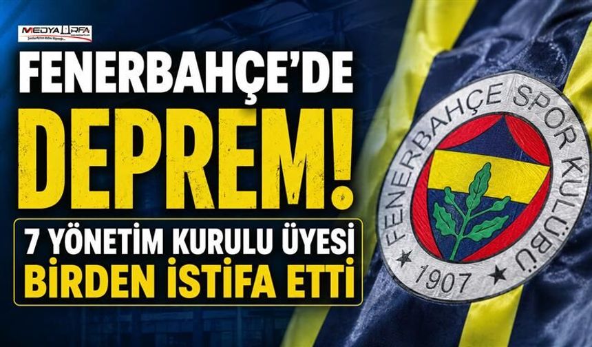 Fenerbahçe'de deprem