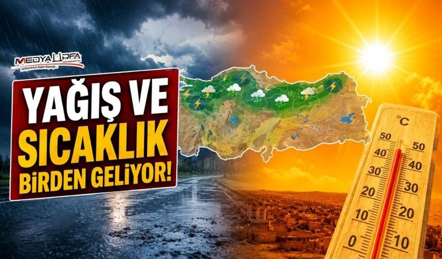 Meteoroloji Uyardı: Yağış ve Yüksek Sıcaklık Bir Arada Görülecek