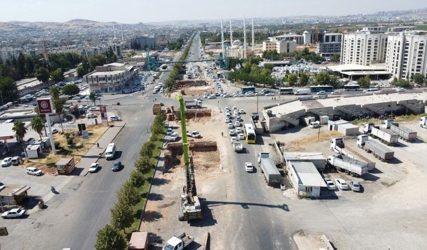 Eyyübiye’de trafik çilesini bitirecek proje hızla ilerliyor
