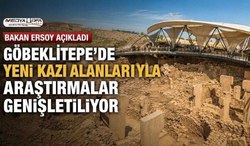 Göbeklitepe’de Yeni Kazı Alanlarıyla Araştırmalar Genişletiliyor