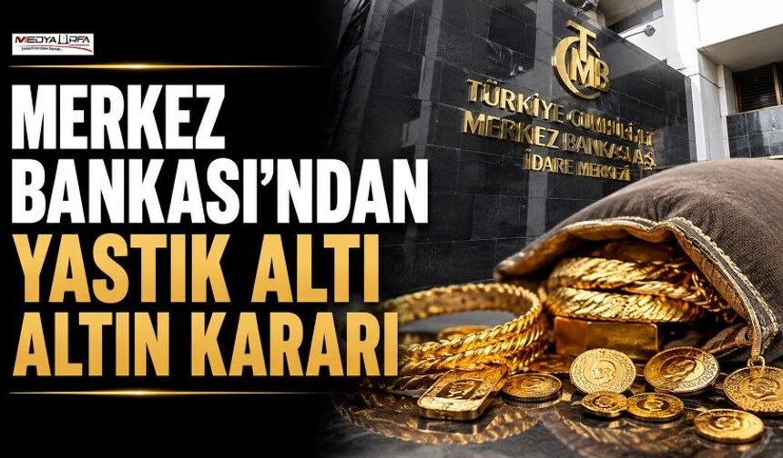 Yastık Altı Altın Düzenlemesinde Yeni Karar