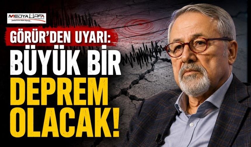 ''Kendimizi kandırmayalım'' dedi ve ekledi: “Büyük Bir Deprem Olacak”
