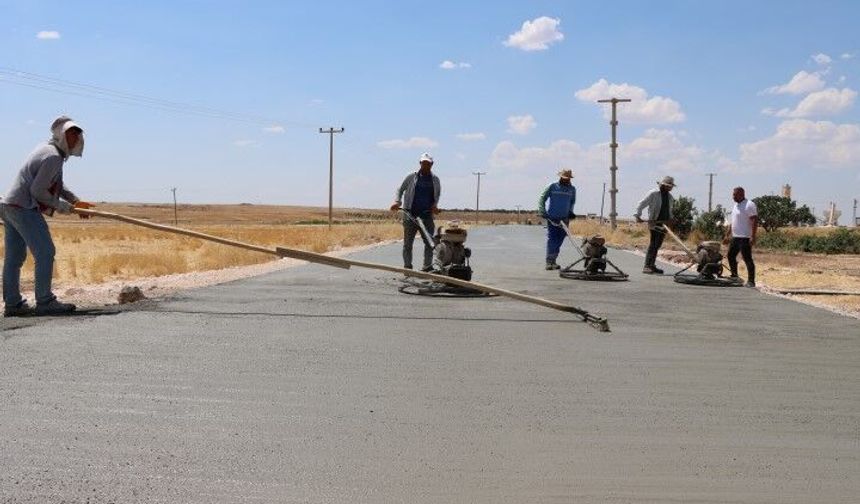 Şanlıurfa’da üç ilçeyi birbirine bağlayan yol tamamlandı