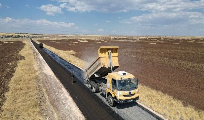 Siverek kırsalında yol konforu artıyor