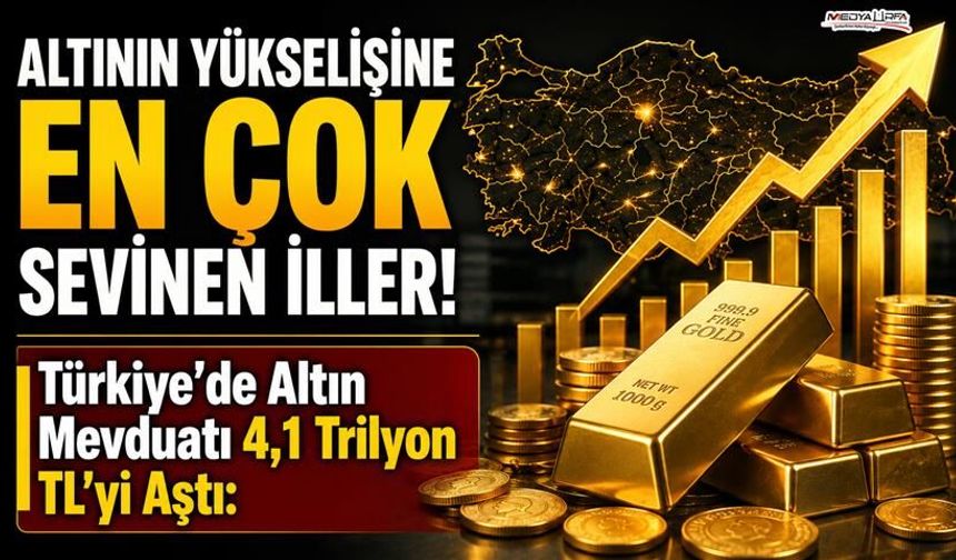 Türkiye'de Altın Mevduatı 4,1 Trilyon TL'yi Aştı