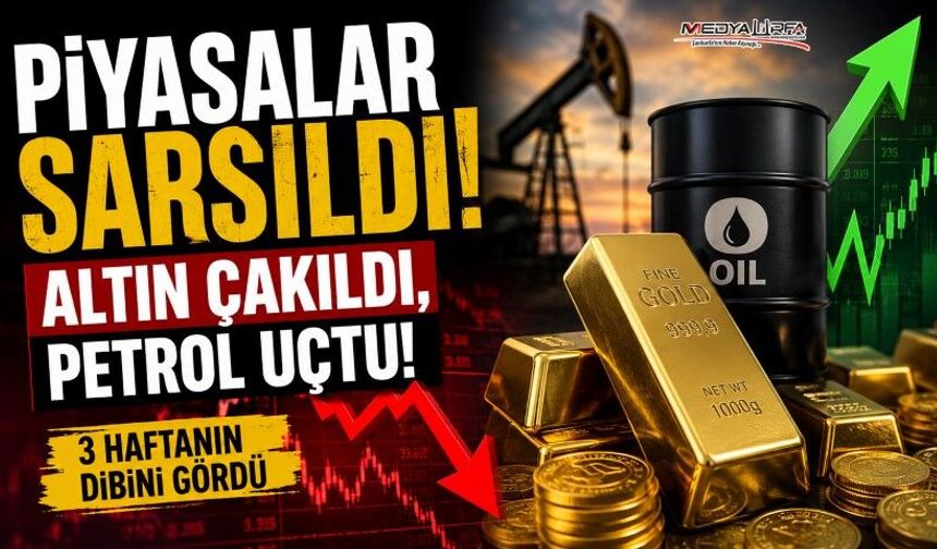 Piyasalar hareketli: Altın geriledi, petrol yükseldi