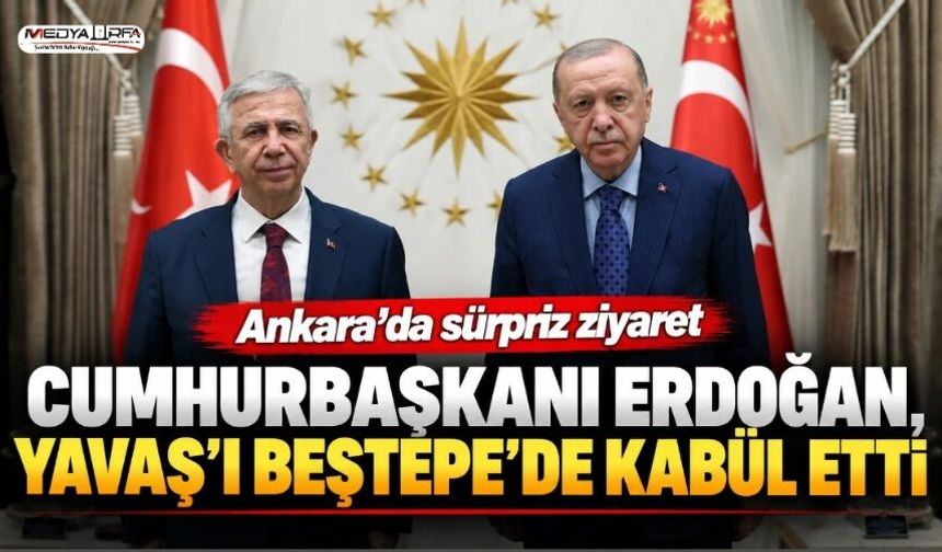 Ankara’da sürpriz ziyaret: Yavaş, Erdoğan’la görüştü