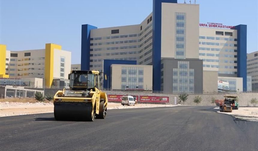 Şehir Hastanesi Yolunda Asfalt Serimi Başladı