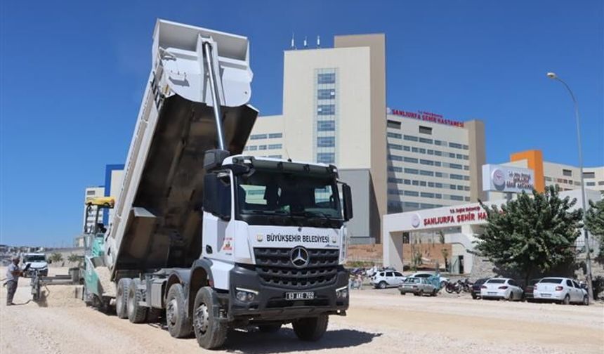 Şehir Hastanesi Yolunda Büyükşehir’den Genişletme Çalışması