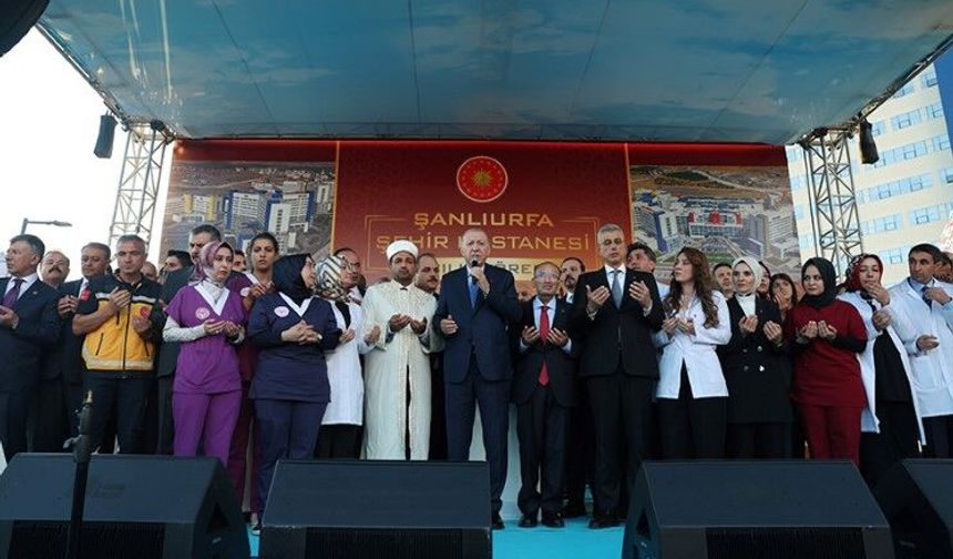 Cumhurbaşkanı Erdoğan Şanlıurfa Şehir Hastanesi'ni Açtı